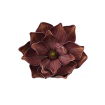 Sztuczna gumowa magnolia w kolorze brązowym 18 cm