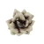 Sztuczna gumowa gardenia w kolorze biało/fioletowym 13 cm