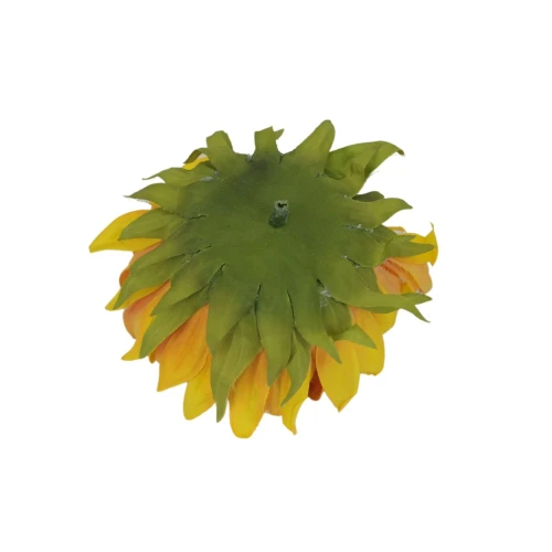 Sztuczna głowa protei w kolorze żółtym 12 cm