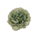 Sztuczna główka piwonii w kolorze zielonym 14 cm