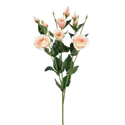 Sztuczna eustoma w kolorze brzoskwiniowym 80 cm