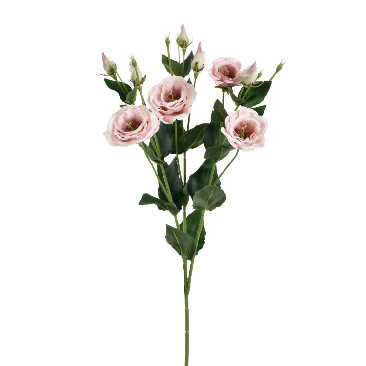 Sztuczna eustoma w kolorze kaszmirowym 80 cm