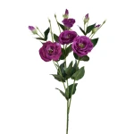 Sztuczna eustoma w kolorze fioletowym 80 cm