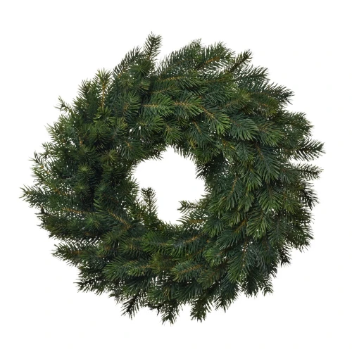 Sztuczny wianek z jodły w kolorze zielonym 50 cm