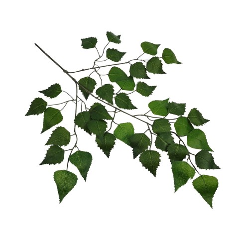 Liść brzozy w kolorze zielonym 62 cm