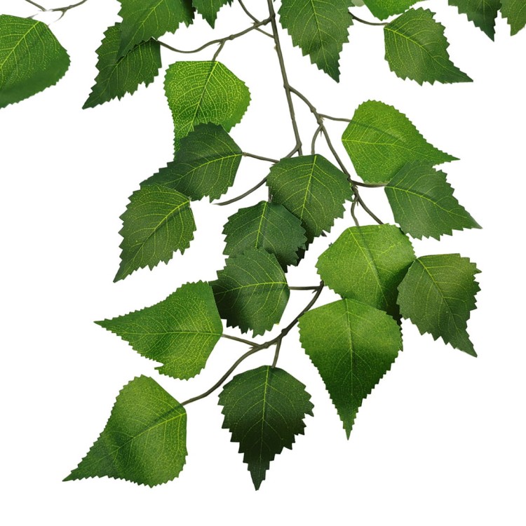 Liść brzozy w kolorze zielonym 62 cm