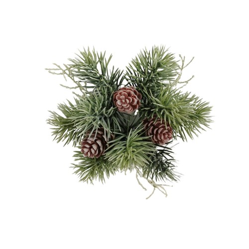 Mini wianek z jodły w kolorze zielono szarym 16 cm