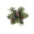 Mini wianek z jodły w kolorze zielono szarym 16 cm
