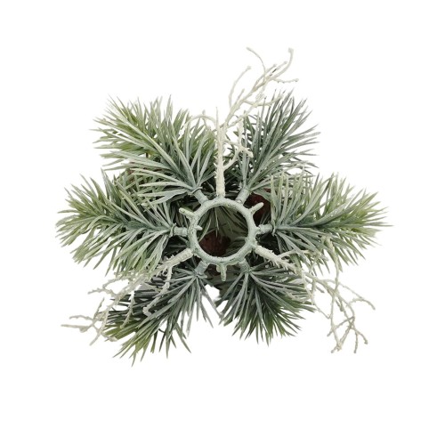 Mini wianek z jodły w kolorze zielono szarym 16 cm