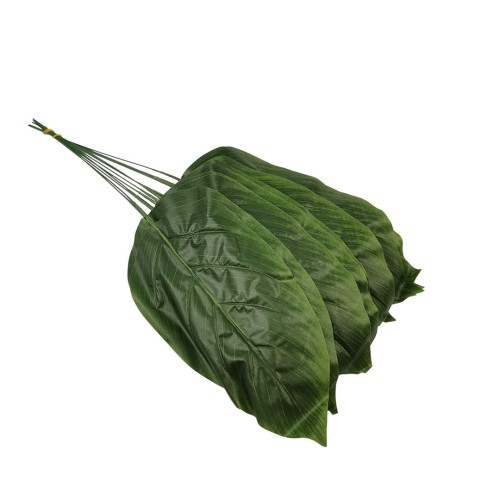 Sztuczny liść zielony 47 cm