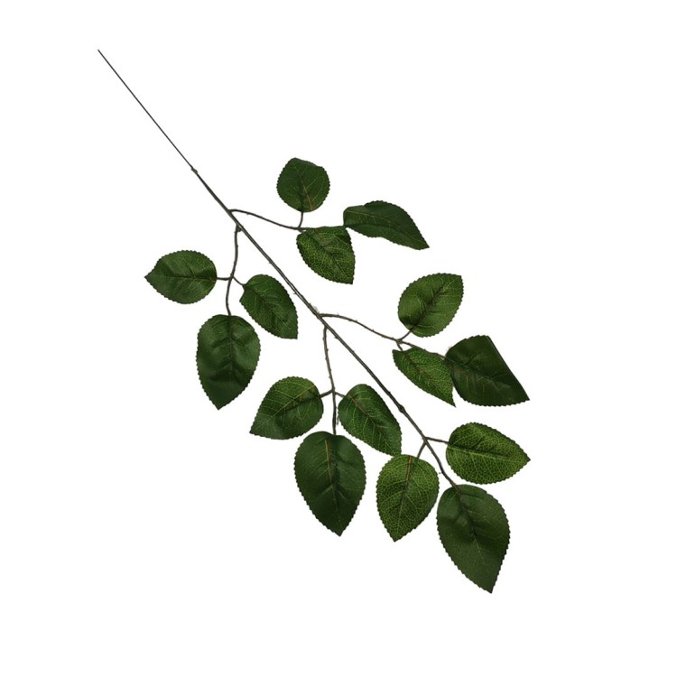 Liść do róży w kolorze zielonym 50 cm