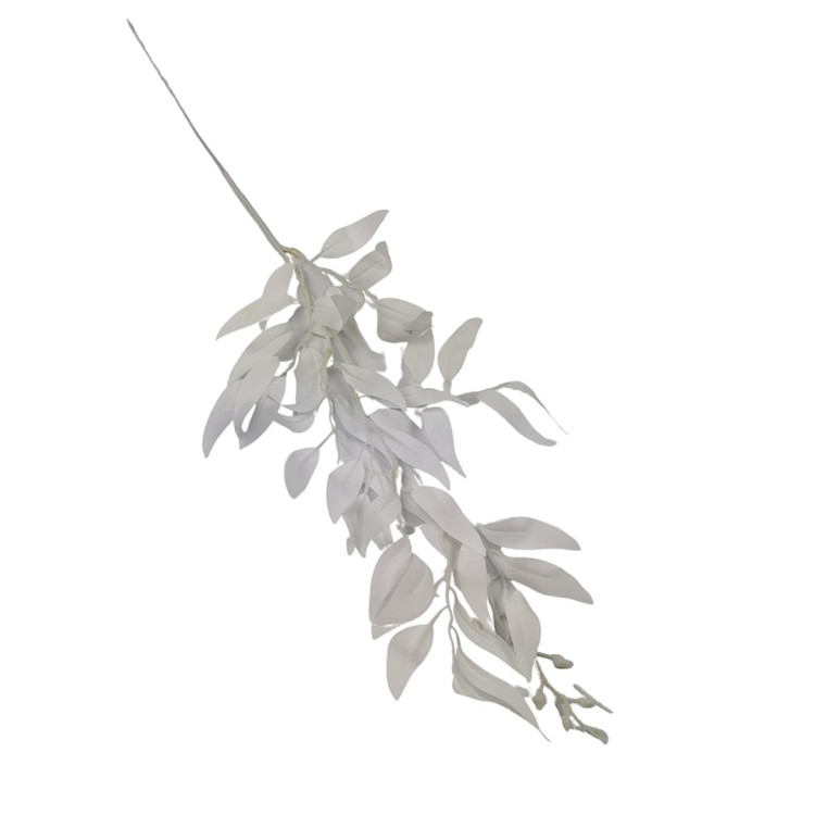 Gałązka ruskus w kolorze białym 60 cm