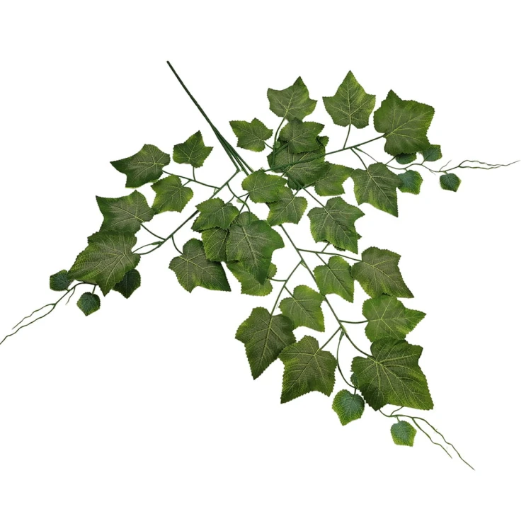 Liść winogrono w kolorze zielonym omszonym 71 cm