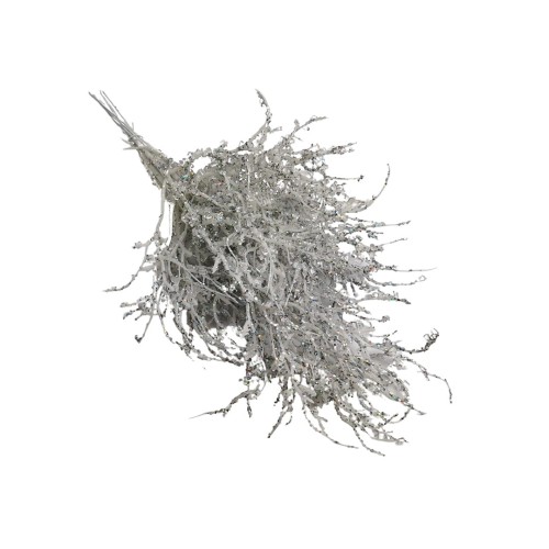 Kryształki w kolorze białym 34 cm