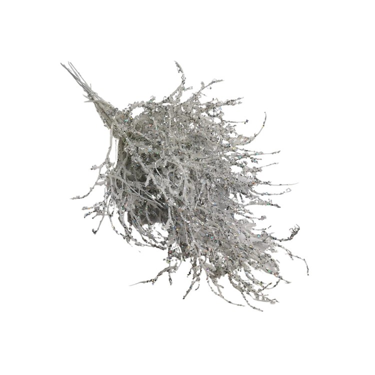 Kryształki w kolorze białym 34 cm