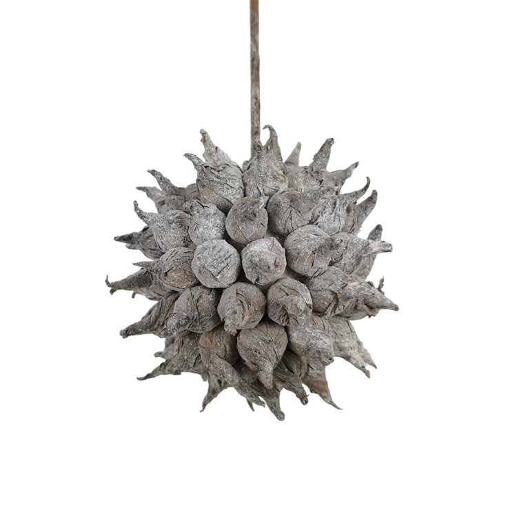 Karczoch omszony w kolorze brudnym zielonym 44 cm