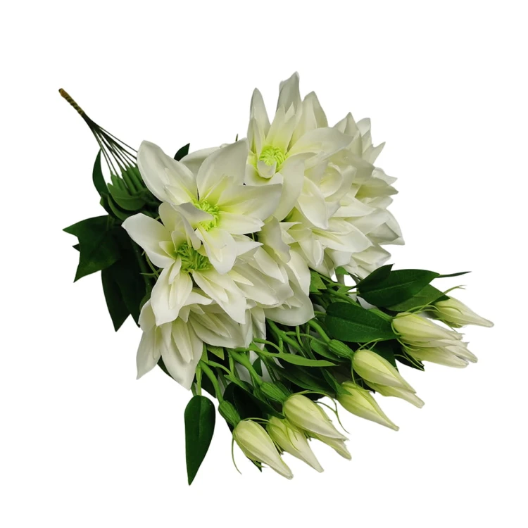 Klematis na piku w kolorze białym 47 cm