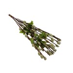 Kwiat sztuczny, bazie krótkie w kolorze zielono-szarym 30 cm