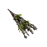 Sztuczne krótkie bazie w kolorze ciemno szarym 30 cm