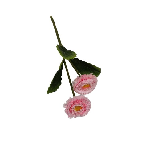 Stokrotka gałązkowa krótka w kolorze jasno różowym 22 cm