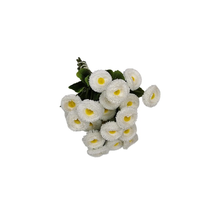 Stokrotka w kolorze białym 22 cm