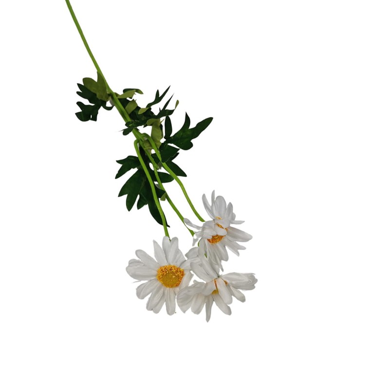 Kwiat margaretki w kolorze białym 50 cm