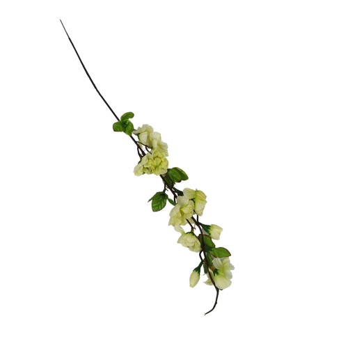 Gałązka jabłoni w kolorze kremowo-zielonym 65 cm