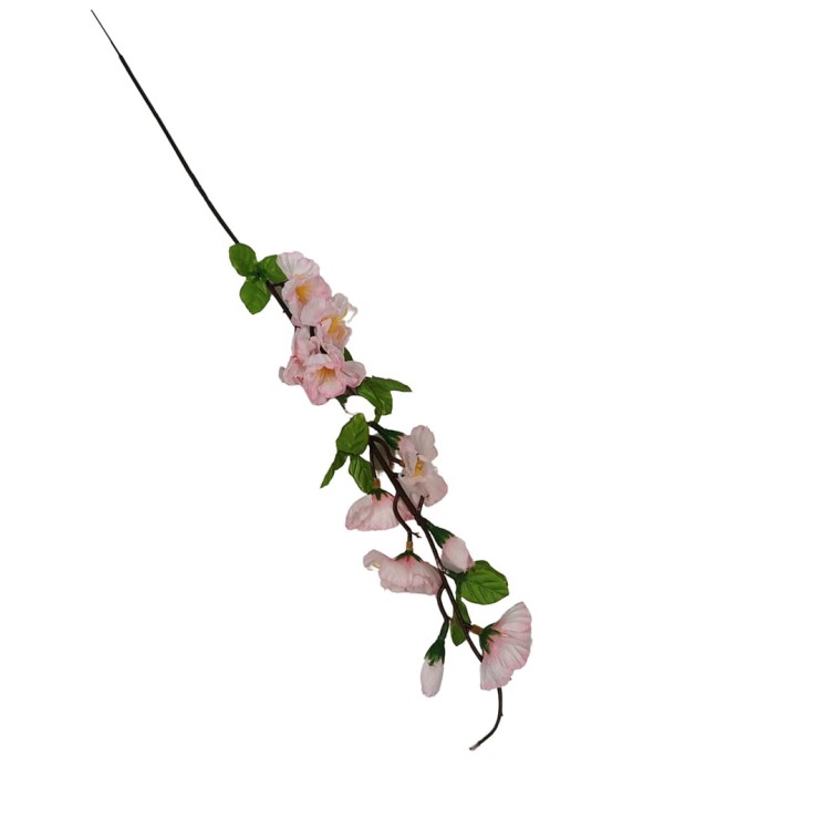 Gałązka jabłoni w kolorze jasno różowym 65 cm