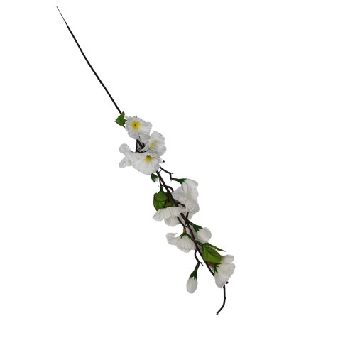 Gałązka jabłoni w kolorze białym 65 cm