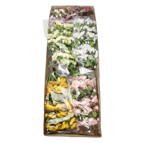 Karton gałązek jabłoni mix kolorów 65 cm