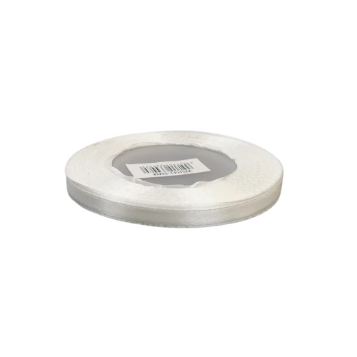 Wstążka atlasowa 6mm/25m w kolorze kremowym