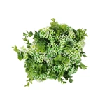 Sztuczne gałązki plastikowe w kolorze białym 26 cm