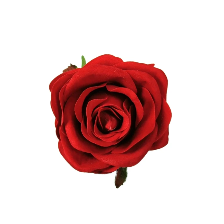 Róża velvet w kolorze czerwonym 8 cm