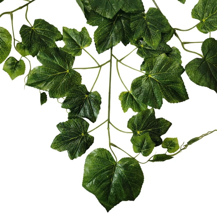 Liść winogrono w kolorze jasno zielonym 76 cm