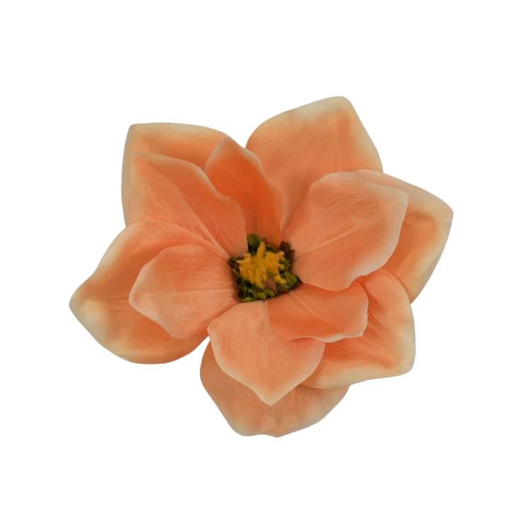 Sztuczna magnolia w kolorze łososiowym 19 cm
