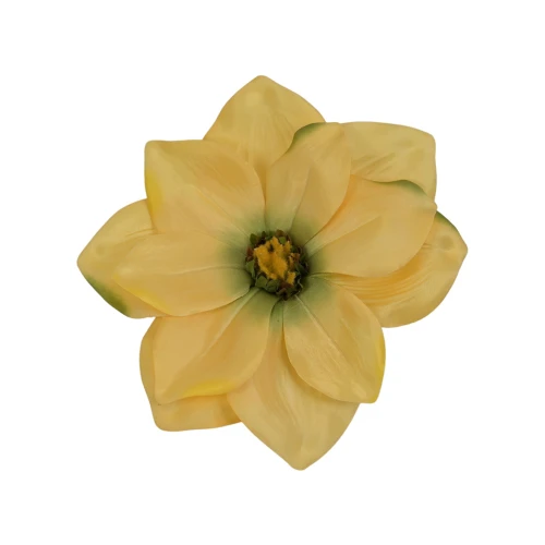 Sztuczna magnolia w kolorze żółtym 19 cm