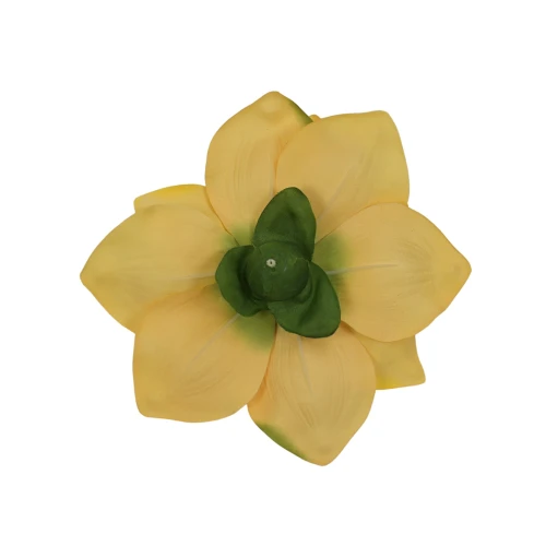 Sztuczna magnolia w kolorze żółtym 19 cm