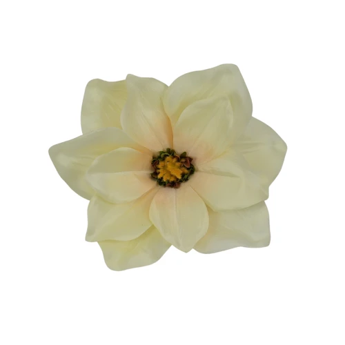 Sztuczna magnolia w kolorze kremowym 19 cm