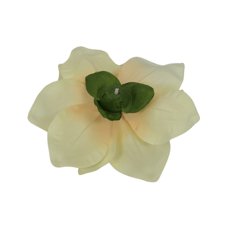 Sztuczna magnolia w kolorze kremowym 19 cm