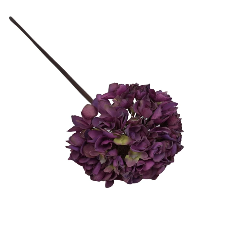 Hortensja w kolorze fioletowym na łodydze 50 cm