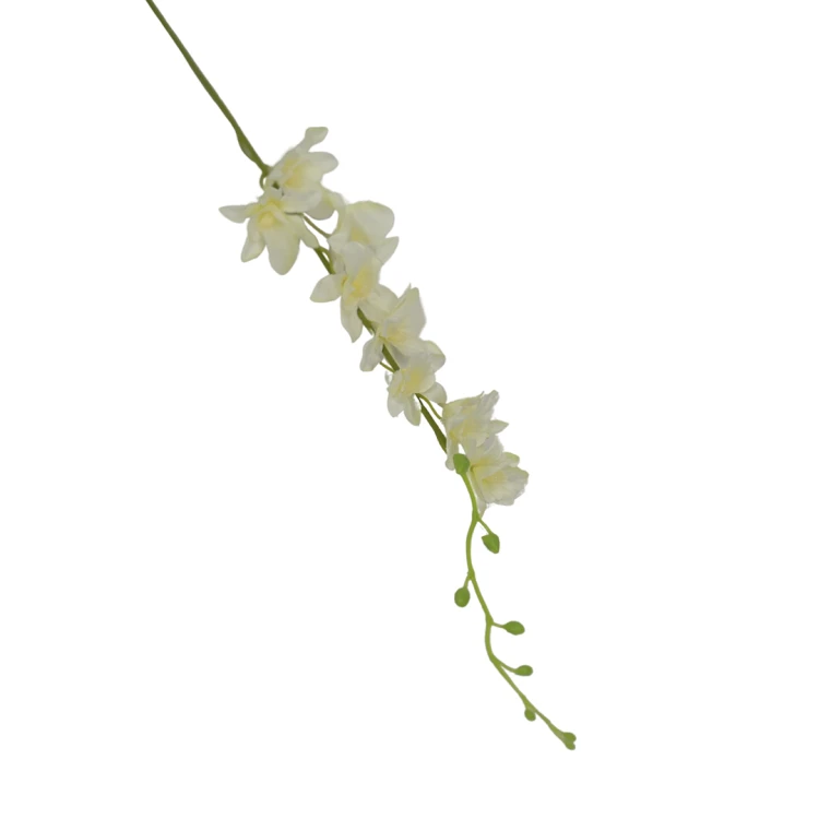 Sztuczny storczyk tajlandzki w kolorze białym 72 cm