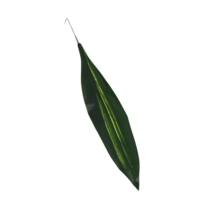 Gumowy liść szabla w kolorze zielonym 60 cm