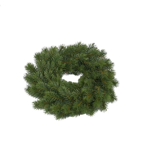 Sztuczny wianek z jodły w kolorze zielonym 28 cm