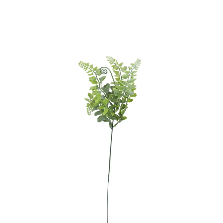 Sztuczny pik paprotki w kolorze szaro-zielonym 47 cm