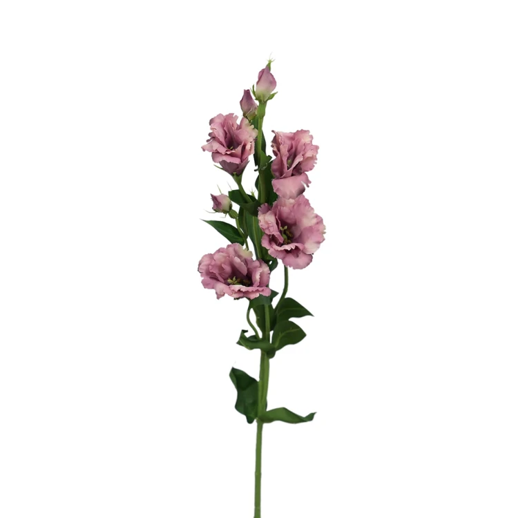 Sztuczna eustoma w kolorze fiołkowo-różowym 84 cm