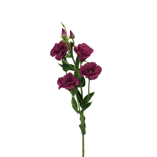 Sztuczna eustoma w kolorze fuksji 84 cm