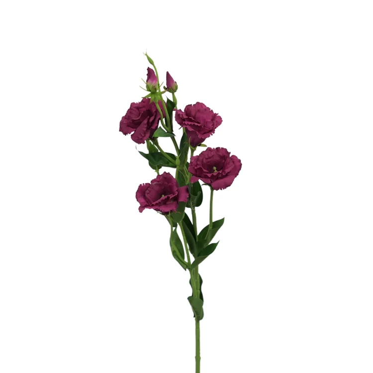 Sztuczna eustoma w kolorze fuksji 84 cm