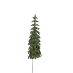 Sztuczny pik choinki w kolorze zielonym 22 cm