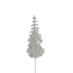 Sztuczny pik choinki w kolorze białym 22 cm