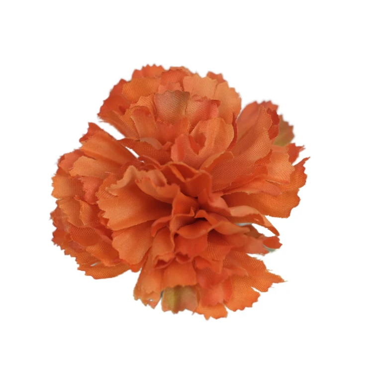 Sztuczny goździk w kolorze herbacianym 8 cm